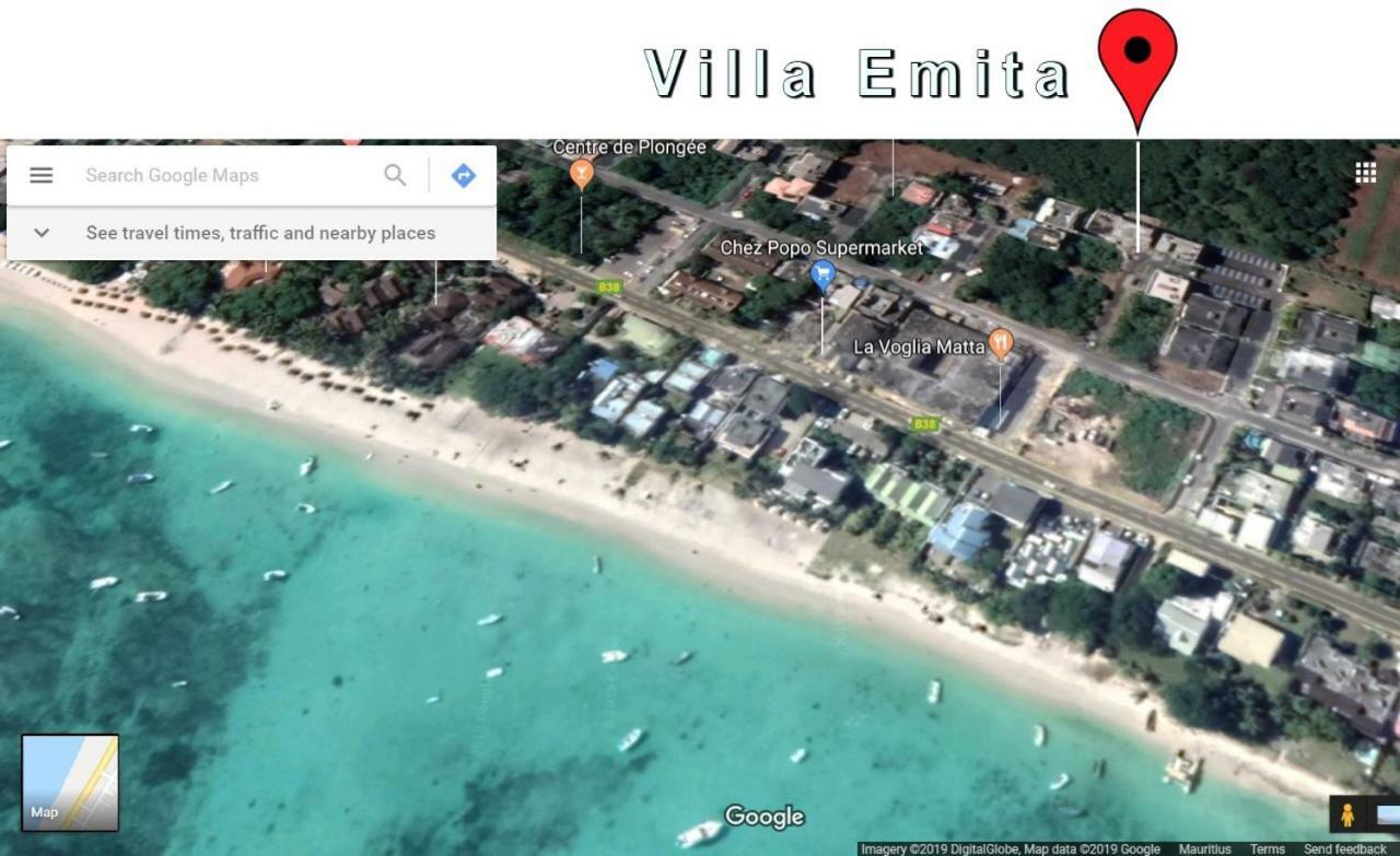 Villa Emita Trou Aux Biches Beach Appartement Exteriör bild